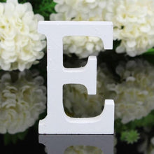 Load image into Gallery viewer, Freestanding Wood Wooden Letters White Alphabet
