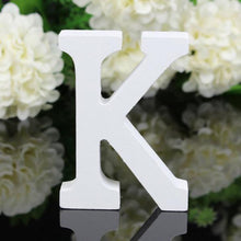 Load image into Gallery viewer, Freestanding Wood Wooden Letters White Alphabet
