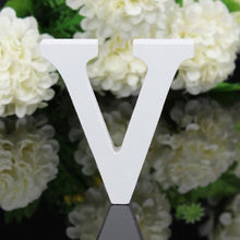 Load image into Gallery viewer, Freestanding Wood Wooden Letters White Alphabet
